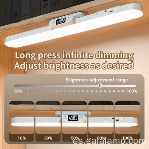 Lámpara de escritorio moderna con control remoto de carga magnética